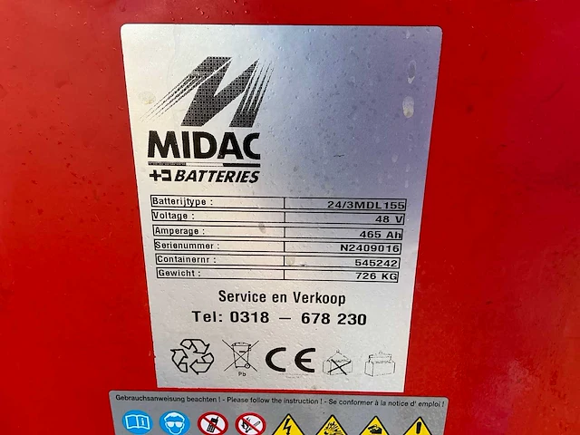 Linde r14 reach truck - afbeelding 7 van  16