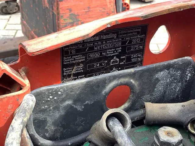 Linde t16 elektrische palletwagen - afbeelding 5 van  6