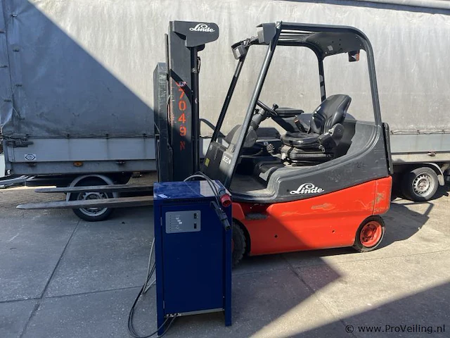 Linde vorkheftruck, elektrisch type e20-02 - afbeelding 1 van  20