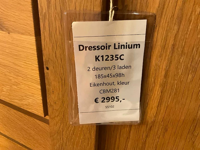 Lineum eiken dressoir - afbeelding 2 van  10