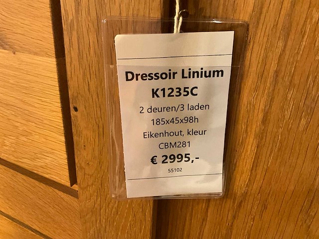 Lineum eiken dressoir - afbeelding 2 van  10
