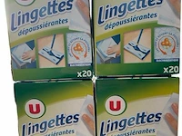 Lingettes stofverwijderaar doekjes voordeelverpakking 4x20stuks - afbeelding 1 van  1