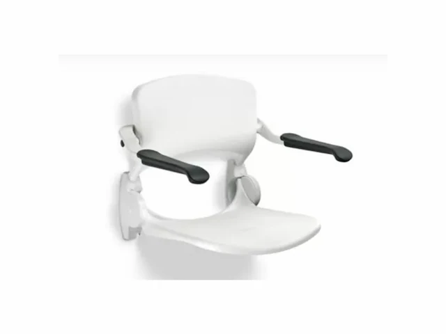Linido douchezitting met armleggers en rugleuning - afbeelding 1 van  3