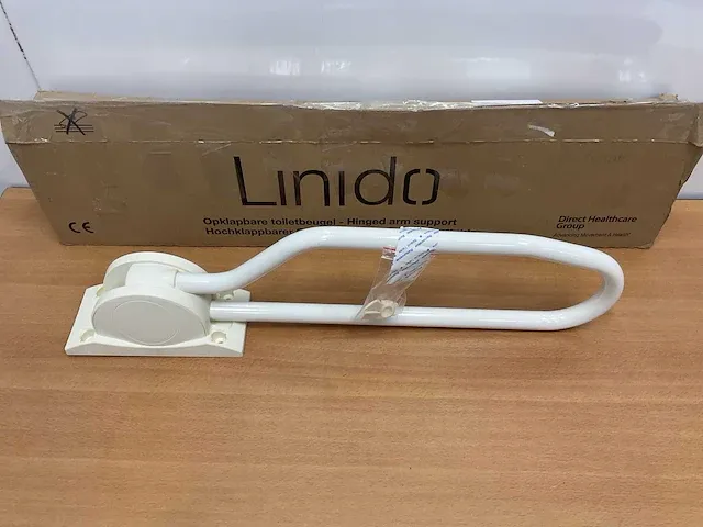 Linido opklapbare toiletbeugel toiletaccessoire - afbeelding 4 van  5