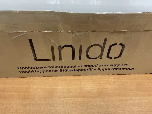 Linido opklapbare toiletbeugel toiletaccessoire - afbeelding 5 van  5