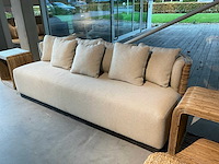 Lino sofa met bijzettafels