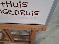 Linoleumsnede/ets, els maasson, struisvogel 53/70, 2002 - afbeelding 4 van  8