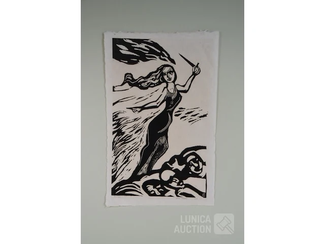 Linosnede - afbeelding 1 van  5