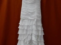 Linovia trouwjurk, strapless - maat 42 - afbeelding 2 van  9