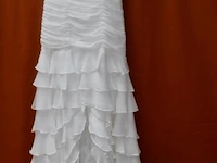 Linovia trouwjurk, strapless - maat 42 - afbeelding 3 van  9