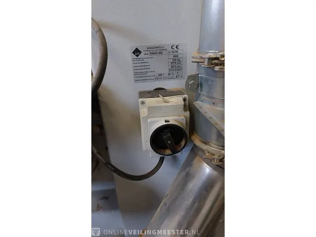 Lintzaagmachine agazzani, rapid 800, bouwjaar 2008 - afbeelding 10 van  19