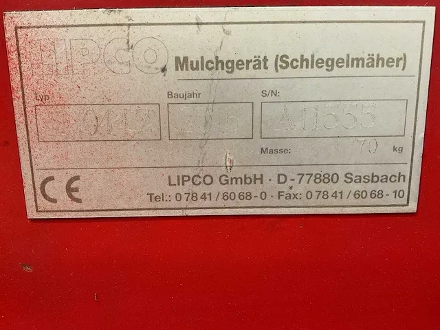 Lipco ml-104-lz klepelmaaier - afbeelding 4 van  4