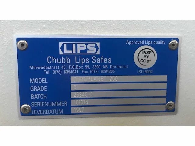 Lips - europlanet 250 - kluis - afbeelding 8 van  8