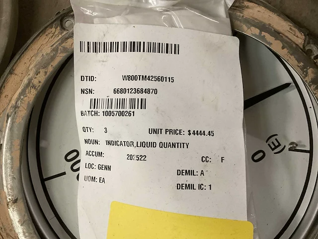 Liquid quantity indicator (3x) - afbeelding 4 van  4