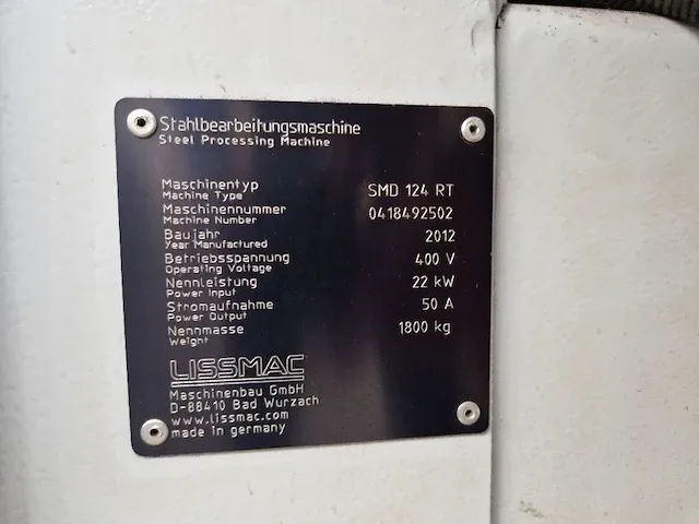 Lissmac - smd 124 rt - vlakslijpmachine - afbeelding 16 van  22