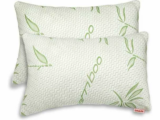 Litalente - bamboo - kussen 2-pack (24x) - afbeelding 1 van  4
