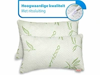 Litalente - bamboo - kussen 2-pack (24x) - afbeelding 2 van  4