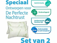 Litalente - bamboo - kussen 2-pack (24x) - afbeelding 4 van  4