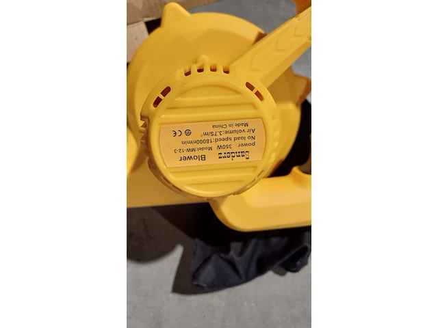 Lithium blower, sanderz, geel, 2025 - afbeelding 3 van  4