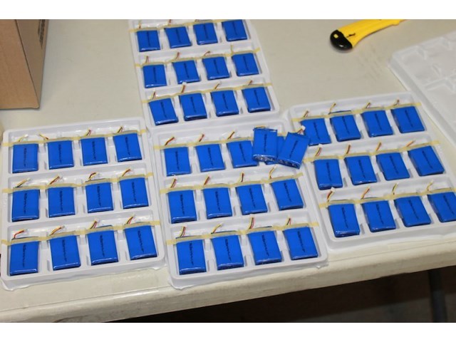 Lithium-polymeerbatterij (lipo) blauw 50 stuks - afbeelding 5 van  7