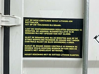 Lithium safety container 2024 40hc batterijopslag 40ft - afbeelding 32 van  33