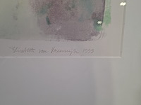 Litho, elisabeth van vreeswijk, vaas met tulpen 4/8, 1999 - afbeelding 5 van  8