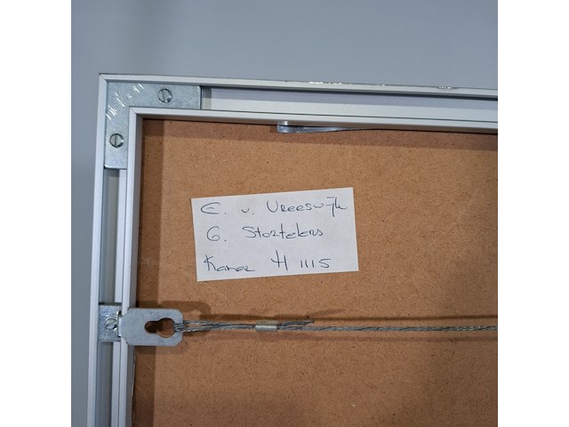 Litho, elisabeth van vreeswijk, vaas met tulpen 4/8, 1999 - afbeelding 8 van  8