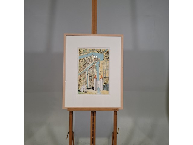 Litho, gert strenghold, stadswandeling i 11/21 - afbeelding 1 van  7