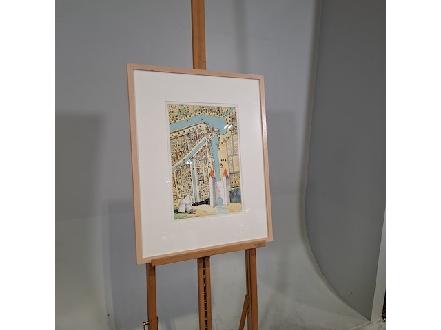 Litho, gert strenghold, stadswandeling i 11/21 - afbeelding 2 van  7