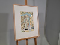 Litho, gert strenghold, stadswandeling i 11/21 - afbeelding 2 van  7