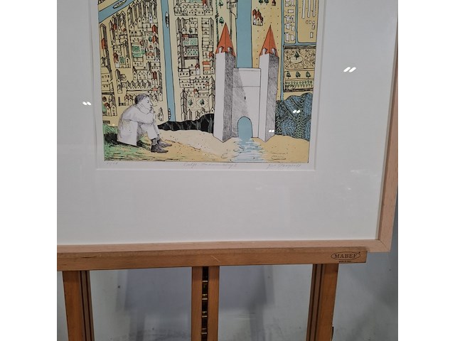 Litho, gert strenghold, stadswandeling i 11/21 - afbeelding 5 van  7