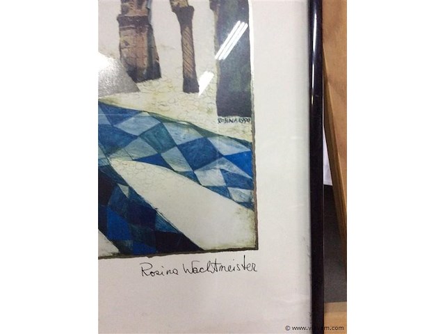 Litho getekend r wachmeister - afbeelding 2 van  3