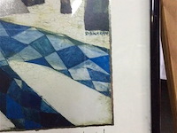 Litho getekend r wachmeister - afbeelding 2 van  3