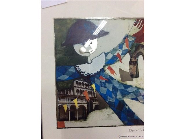 Litho getekend r wachmeister - afbeelding 3 van  3