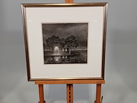 Litho, h. l. wesseling, oud huis 1/25 - afbeelding 1 van  7