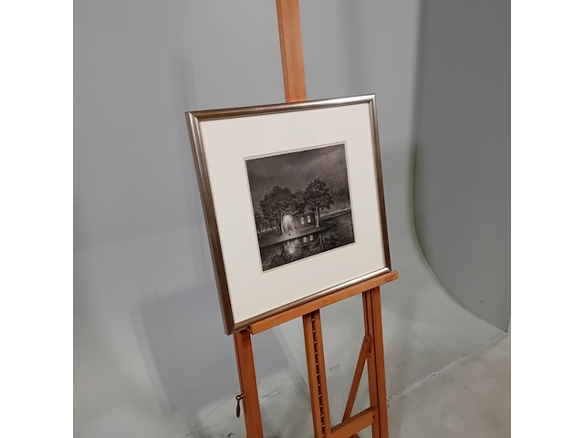 Litho, h. l. wesseling, oud huis 1/25 - afbeelding 2 van  7