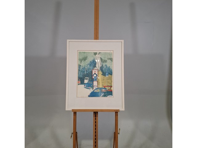 Litho, j. minnigh, villa borghese 3/15, 1975 - afbeelding 1 van  8