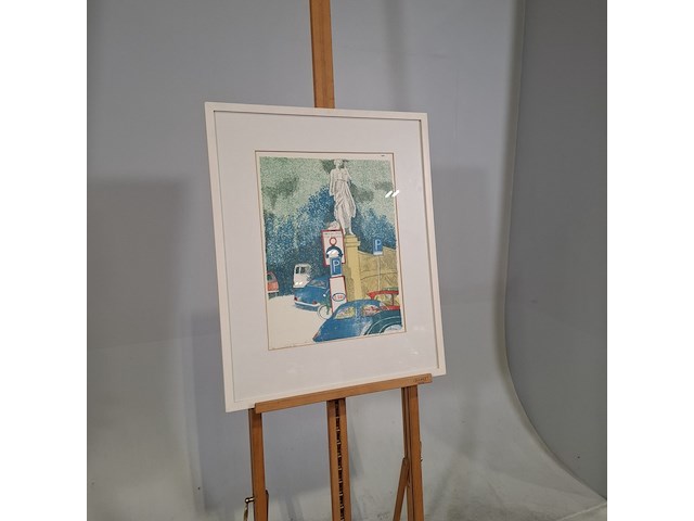 Litho, j. minnigh, villa borghese 3/15, 1975 - afbeelding 2 van  8