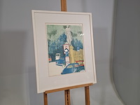 Litho, j. minnigh, villa borghese 3/15, 1975 - afbeelding 2 van  8