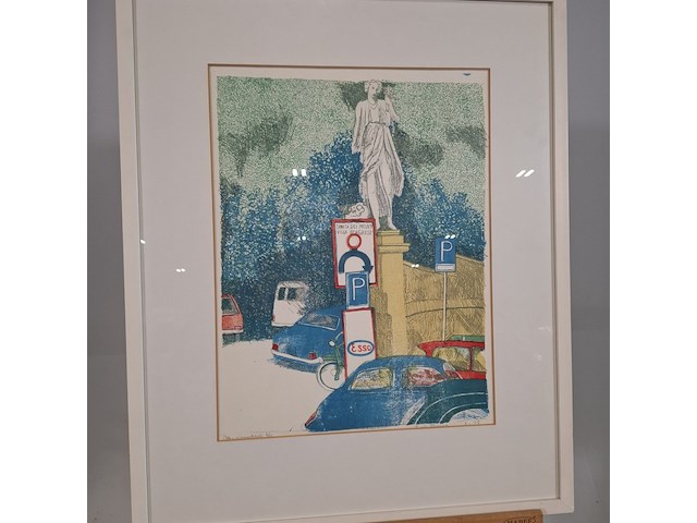 Litho, j. minnigh, villa borghese 3/15, 1975 - afbeelding 4 van  8