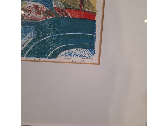 Litho, j. minnigh, villa borghese 3/15, 1975 - afbeelding 6 van  8