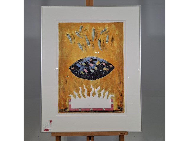 Litho, l. buttstedt, fire, sacredstones 25/63 - afbeelding 1 van  9