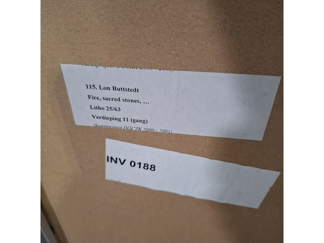 Litho, l. buttstedt, fire, sacredstones 25/63 - afbeelding 9 van  9