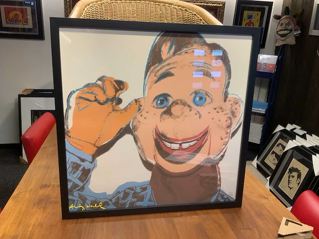 Lithografie andy warhol “howdy doody” - afbeelding 2 van  4
