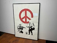 Lithografie banksy ‘oorlog en vrede’ - afbeelding 1 van  5