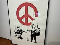 Lithografie banksy ‘oorlog en vrede’ - afbeelding 2 van  5