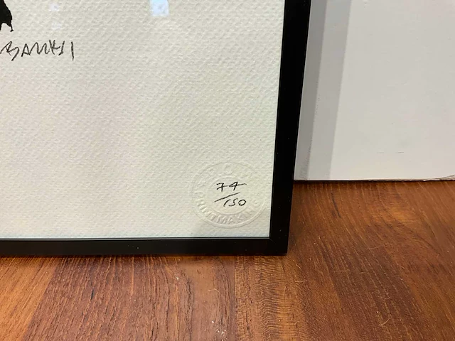 Lithografie banksy ‘oorlog en vrede’ - afbeelding 4 van  5