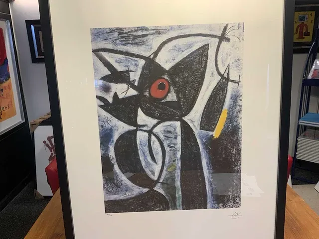Lithografie miró - afbeelding 3 van  4