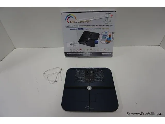 Little balance cardio connect-4 usb digitale personenweegschaal - afbeelding 1 van  1