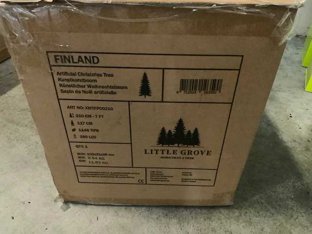 Little grove finland 210cm kerstboom - afbeelding 3 van  3